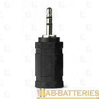 Переходник AUX Smartbuy A215 Jack 3.5mm (f)-Jack 2.5mm (m) черный (1/200)