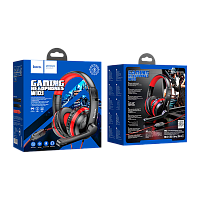 Наушники полноразмерные HOCO W103 с микр. красный (1/40)