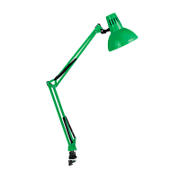 Светильник настольный Camelion KD-312 40W 230V E27 струбцина зеленый (1/12)