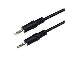 Кабель AUX Perfeo Jack 3.5mm (m)-Jack 3.5mm (m) 5м черный (1/30)