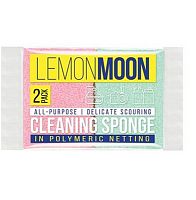 Губка для сильных загрязнений Lemon Moon 120х80х30мм в оплетке 2шт. (1/48)