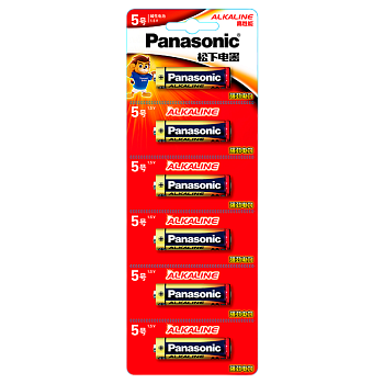 Батарейка Panasonic Power LR6 AA BL6 Alkaline 1.5V отрывные CN (Китай) (6/72/216)