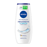 Гель для душа Nivea Увлажнение и Забота 250мл (1/12)