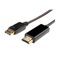 Кабель Atcom DisplayPort (m)-HDMI (m) 2м ПВХ ver.2.0 черный (1/10/100)