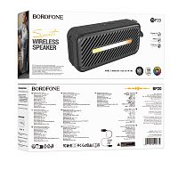 Портативная колонка Borofone BP20 bluetooth 5.3 черный (1/24) 
