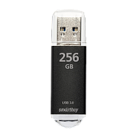 Флеш-накопитель Smartbuy V-Cut 256GB USB3.0 пластик черный