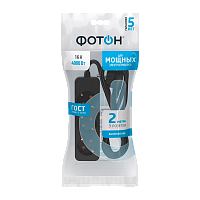 Удлинитель Фотон 16-23Е 3р.С/З 16A 2.0м ПВС 3x1мм² черный (1/20)