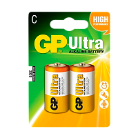 Батарейка GP Ультра/ULTRA LR14 C BL2 Alkaline 1.5V (2/20/160) 
