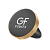 Держатель автомобильный GFPower CH-01 в воздуховод магнит золотой (1/300)