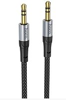 Кабель AUX HOCO UPA26 Jack 3.5mm (m)-Jack 3.5mm (m) 1м нейлон черный (1/31/310)