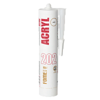 Герметик FOME FLEX Acryl 202 310мл акриловый белый (1/12) 