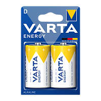Батарейка Varta ENERGY LR20 D BL2 Alkaline 1.5V (4120) (2/20/100)