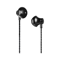 Наушники вставные HOCO M18 с микр. черный (1/30/300)