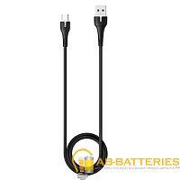 Кабель HOCO X45 USB (m)-Type-C (m) 1м 2.4A TPE черный (1/22/220)