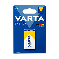 Батарейка Varta ENERGY Крона 6LR61 BL1 Alkaline 9V (4122) (1/10/50)