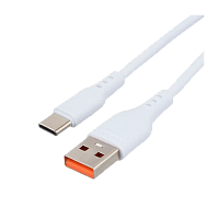 Кабель GoPower GP01T-2M USB (m)-Type-C (m) 2.0м 2.1A белый (1/200/800)