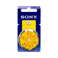 Батарейка Sony ZA10 BL6 Zinc Air 1.4V (6/60/300/90000)