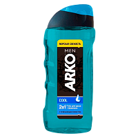 Гель для душа мужской Arko COOL 2в1 260мл (1/12)