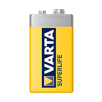 Батарейка Varta SUPERLIFE Крона 6F22 Shrink 1 Heavy Duty 9V (2022) (1/12/216)