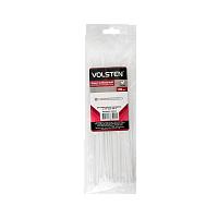Хомут Volsten нейлон 3.6х200мм 100шт. белый (1/10/200)