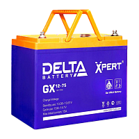 Аккумулятор свинцово-кислотный Delta GX 12-75 12V 75Ah 