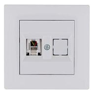 Розетка интернет Makel KAREA RIZZ 1гн. 16A белый 88001035