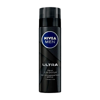 Пена для бритья Nivea Ultra 200мл с активным углем (1/12)