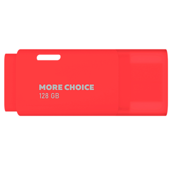 Флеш-накопитель MORE CHOICE MF128 128GB USB2.0 пластик красный