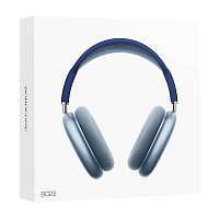 Наушники полноразмерные Borofone BO22 Plus Elegant BT bluetooth 5.4 с микр. голубой (1/40)