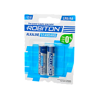 Батарейка Robiton STANDARD LR6 AA BL2 Alkaline 1.5V (2/24/480) 