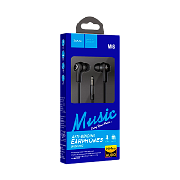 Наушники внутриканальные HOCO M66 с микр. черный (1/18/180)