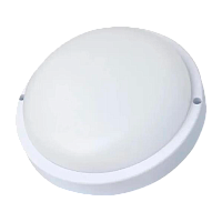 Светильник влагозащищенный Ultraflash LBF-0603 15W 220V LED IP54 140мм белый (1/40)