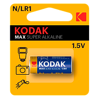 Батарейка Kodak MAX LR1 N BL1 Alkaline 1.5V (1/12/72/27648) 
