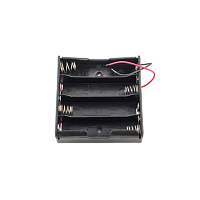 Батареечный отсек ET 18650 4S1P-W с проводами