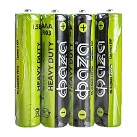 Батарейка Фаzа R03 AAA SH4 Heavy Duty 1.5V (4/60/1200)