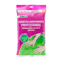Салфетка Paterra Professional 50x60см микрофибра для пола в пакете (1/12)