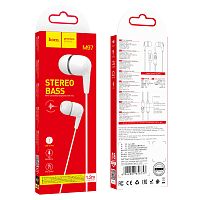 Наушники внутриканальные HOCO M97 с микр. Type-C белый (1/420)