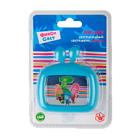 Ночник ЭРА NN-613 ФИКСИКИ 1LED 0.5W 220V в розетку синий (1/6)