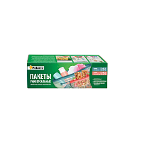 Пакет универсальный Paterra «Монстера» 20.5см+26.5см x 20.5см+24см ПВД с замком (1/12)