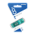 Флеш-накопитель Smartbuy Glossy 8GB USB3.0 пластик зеленый