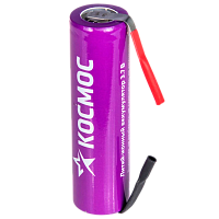 Аккумулятор Li-ion Космос 18650 SH3 3000mAh б/з с выводами (3/360) 