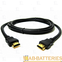 Кабель Smartbuy K-216 HDMI (m)-HDMI (m) 1.5м силикон ver.1.4 черный (1/140)