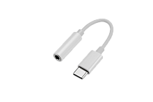 Переходник AUX GoPower Jack 3.5mm (f)-Lightning (m) 0.1м ПВХ Premium Zip-Lock c подвесом белый (1/50