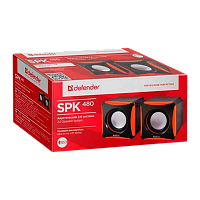 Колонки 2.0 Defender SPK-480 4W USB оранжевый (1/50) 