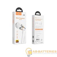 Наушники внутриканальные HOCO M59 с микр. серебряный (1/21/210)