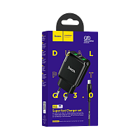 Сетевое З/У HOCO N6 2USB 3.0A QC3.0 черный (1/12/120)