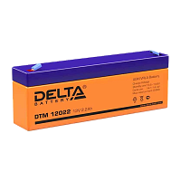 #Аккумулятор свинцово-кислотный Delta DTM 12022 12V 2.2Ah