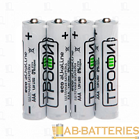 Батарейка Трофи Eco LR03 AAA Shrink 4 Alkaline 1.5V (4/60/960/46080)