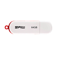 Флеш-накопитель Silicon Power LuxMini 320 64GB USB2.0 пластик белый