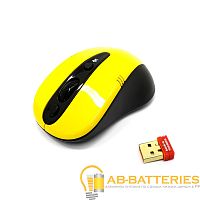 Мышь беспроводная A4Tech G9-370-3 классическая USB желтый (1/40) 